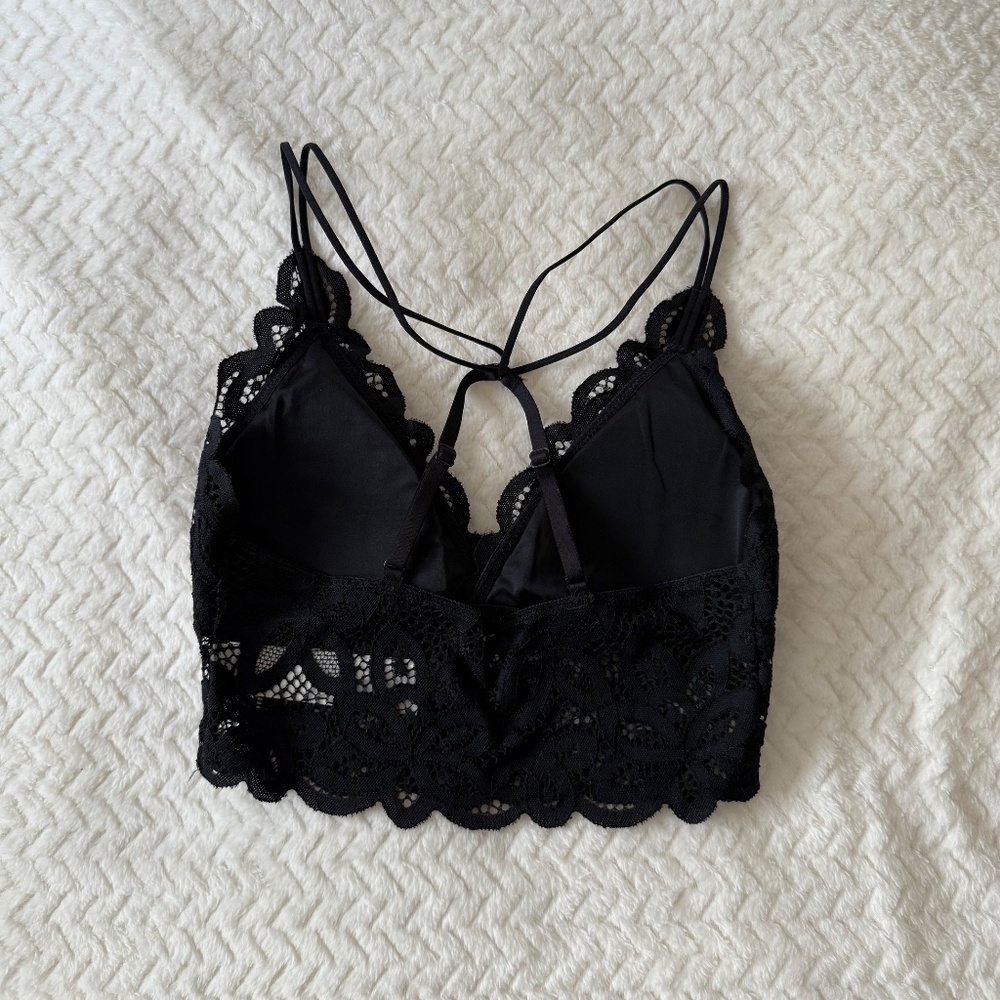 Padded lace bralette, Black - Abercrombie & Fitch - size XS - NWOT - Black - Picture 3 of 6